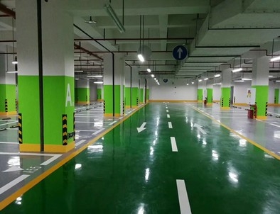 张家港张家港停车场标线施工